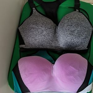 2 Victoria's Secret Sports Bras 38DDD